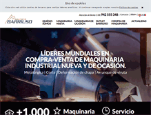 Tablet Screenshot of maquinariabarriuso.com